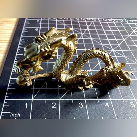 Brass Collectible Dragon Statue | Luck Dragon - Picture 15 of 16